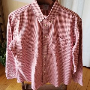 XL Brooks Brothers Regent Shirt Extra L Cotton Red